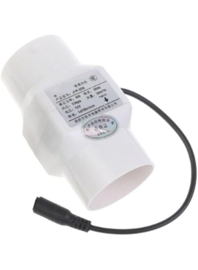 White 12V 6W 2 Inch Inline Duct Fan Quiet 38dB Exhaust Blower For Kitchen Bathroom Ventilation - Image 5