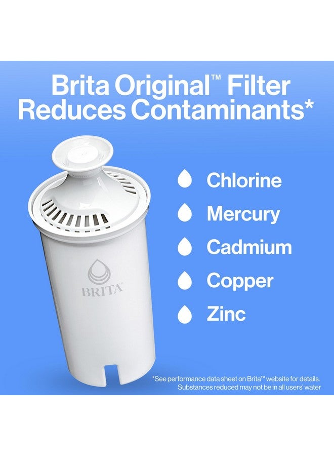 Brita Large Water Filter Pitcher for Tap and Drinking Water, Includes 1 Standard Filter, BPA-Free, Lasts Two Months, 10-Cup Capacity, Bright White - Image 2