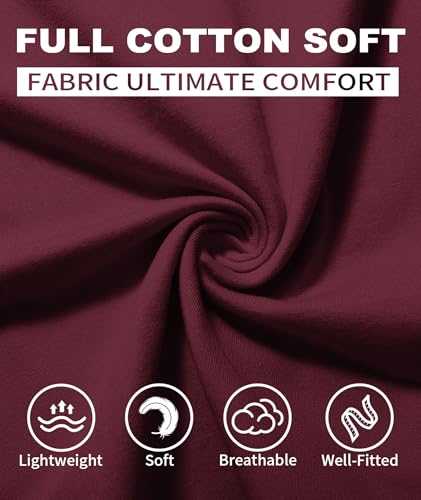 ZITY T Shirts for Men 3 Pack Cotton Crew Neck T-Shirts Short Sleeve Basic Tee Breathable & Moisture Wicking M - Image 4