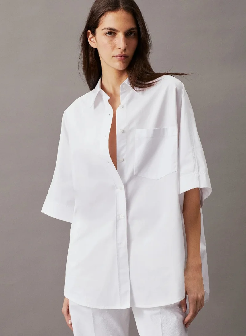 CALVIN KLEIN Oversized Poplin Shirt