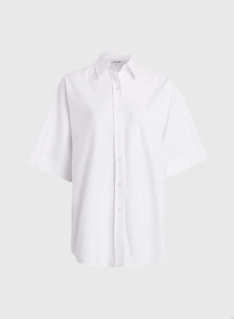CALVIN KLEIN Oversized Poplin Shirt