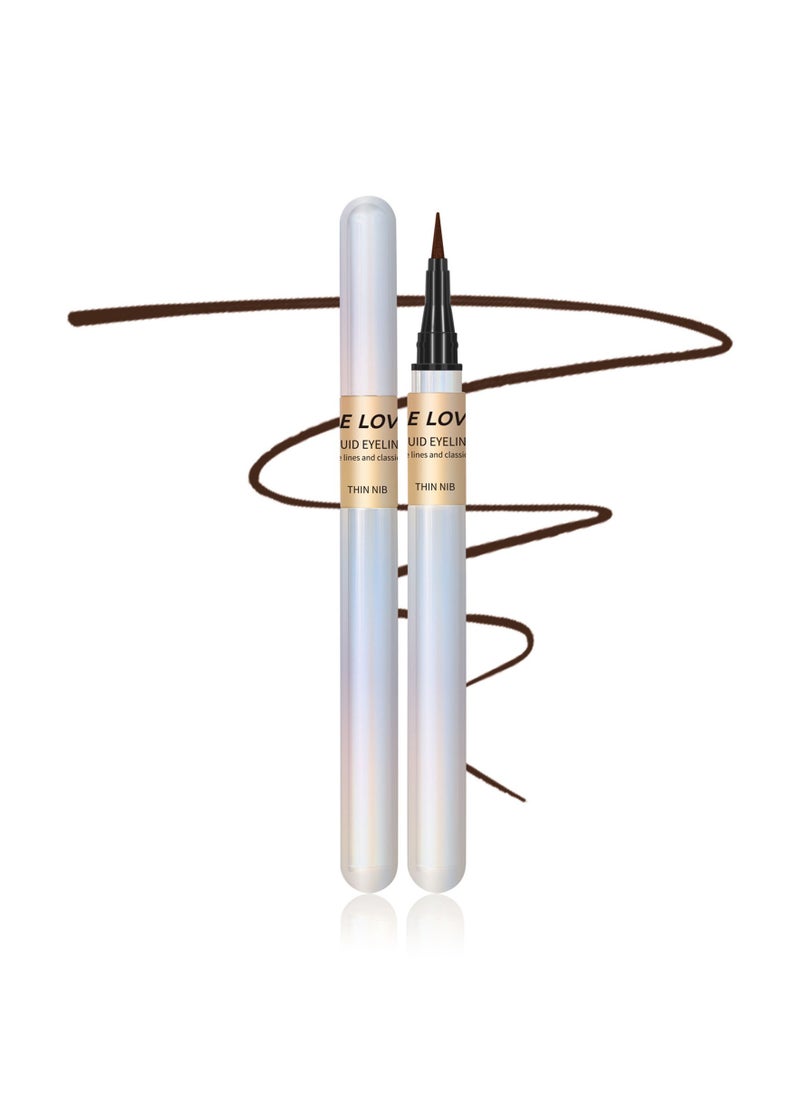 Sheloves Liquid Eyeliner Long-Wearing Sweat-And Humidity-Resistant Smudge-Proof Waterproof Ultra-Fine Multi-Functional Eyebrow Pencil & Eyeliner Multiple Use (02)  - Image 1