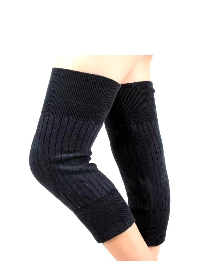 Relax Smart - Thermal Knee Protector Warm Winter Knee Support Brace Leg Warmer Knee Sleeves for Men Women Sports Daily Wear - Image 1