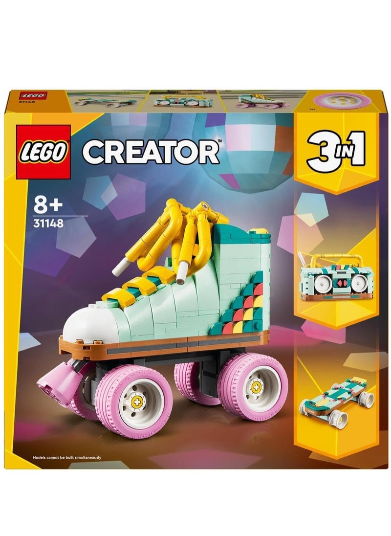 LEGO - LEGO Creator Retro Roller Skate 31148 Building Blocks Toy Set (342 Pieces) - Image 1