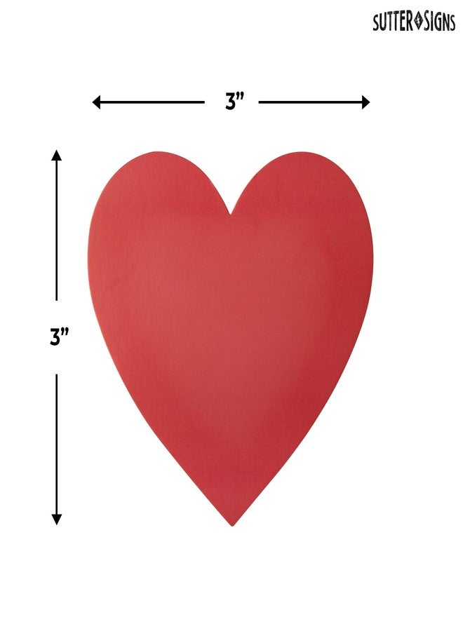 Sutter Signs Red & Pink Paper Heart Cutouts 108pcs | Cut Out Shapes for Valentine's Day, Bulletin Board, Classroom, Decorations, Crafts - Image 2