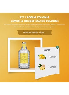4711 4711 Acqua Colonia Lemon & Ginger Eau de Cologne 170 ml + 50 ml (Pack of 2)  - Image 4