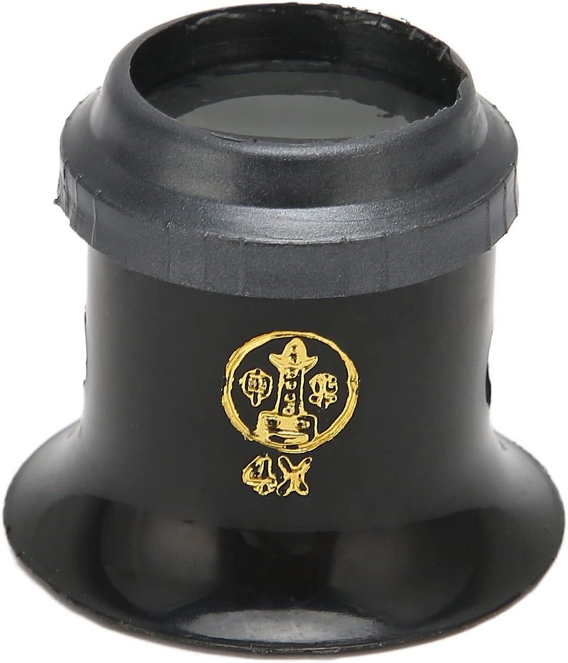 klarako 4X Watchmaker Loupe,4X Magnification Eye Loupe for Jewelry Coin Rock Model Antique, Eye Loops Magnifier Jewelry Loop Magnifier,Portable Monocular Magnifier Experimental Tools - Image 1