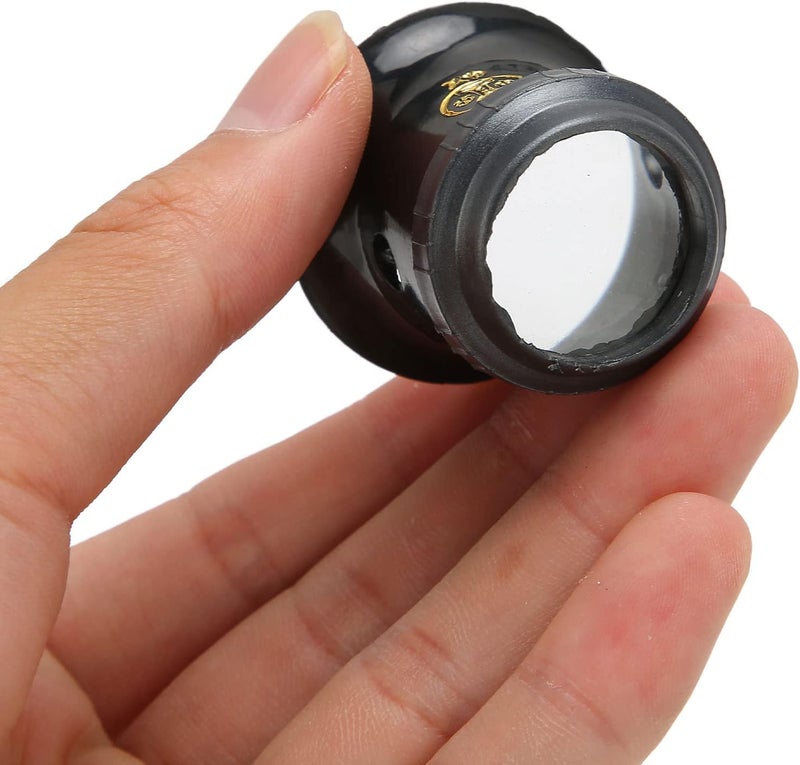 klarako 4X Watchmaker Loupe,4X Magnification Eye Loupe for Jewelry Coin Rock Model Antique, Eye Loops Magnifier Jewelry Loop Magnifier,Portable Monocular Magnifier Experimental Tools - Image 4