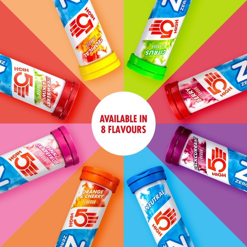 High5 ZERO Electrolyte Tablet - Hydration Tablets Enhanced with Vitamin C - 0 Calories & Sugar Free - Boost Hydration, Performance & Wellness - Strawberry & Kiwi, 160 Tablets (20x, Pack of 8) - Image 5