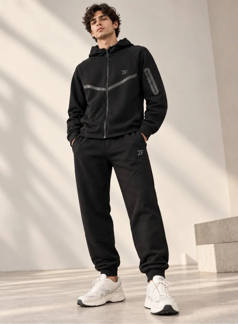 تي جي تي Men's 2 Piece Tech Fleece Hoodie and Jogger Set