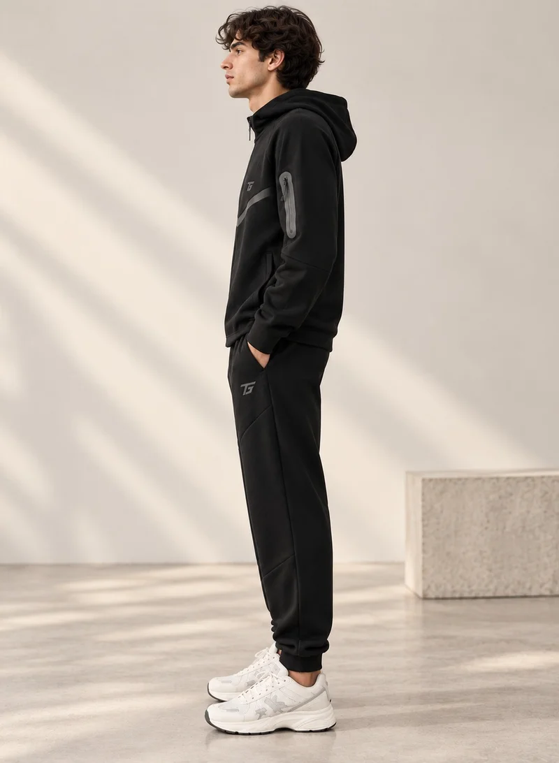 تي جي تي Men's 2 Piece Tech Fleece Hoodie and Jogger Set