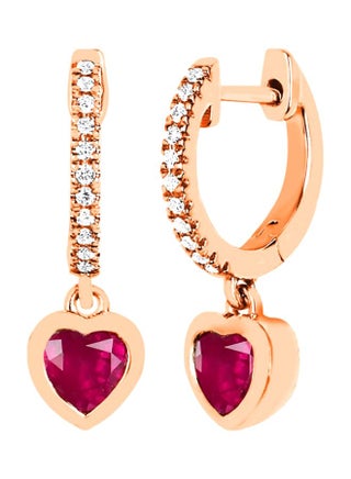 14K Rose Gold Ruby and Diamond Heart Drop Earrings for Women One Size - pzsku/Z9FF94F14DD6C672A685AZ/45/_/1712124474/7013d845-33cf-4cd9-aa67-f16369affe0c