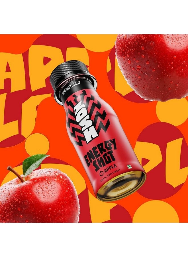 ZOSH ZOSH Energy Apple Energy Shot | No Added Sugar | With Caffeine, Taurine and B Vitamins | No Fizz | No Color | Portable Energy Drink | 75 ml | Pack of 25  - Image 2