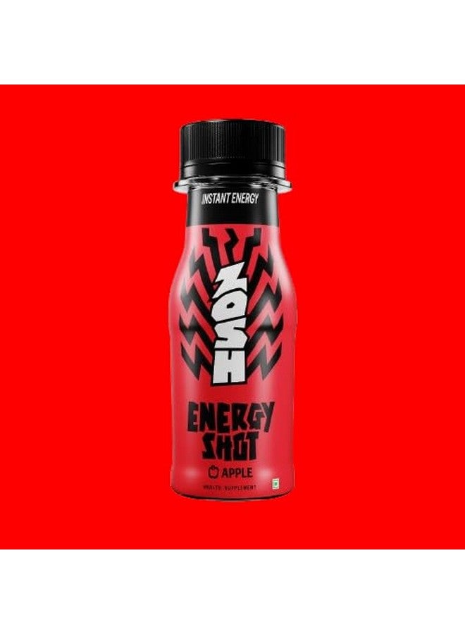 ZOSH ZOSH Energy Apple Energy Shot | No Added Sugar | With Caffeine, Taurine and B Vitamins | No Fizz | No Color | Portable Energy Drink | 75 ml | Pack of 25  - Image 1