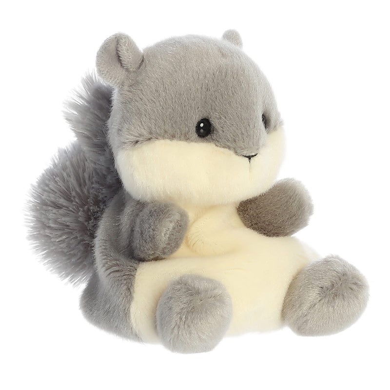 AuroraÂ® Adorable Palm Palsâ„¢ Gus Grey Squirrelâ„¢ Stuffed Animal - Fun Collectible Plush for Kids and Adult Collectors - Perfect for Decorating Rooms and Birthday Gifts - Gray 6 Inches - Image 2