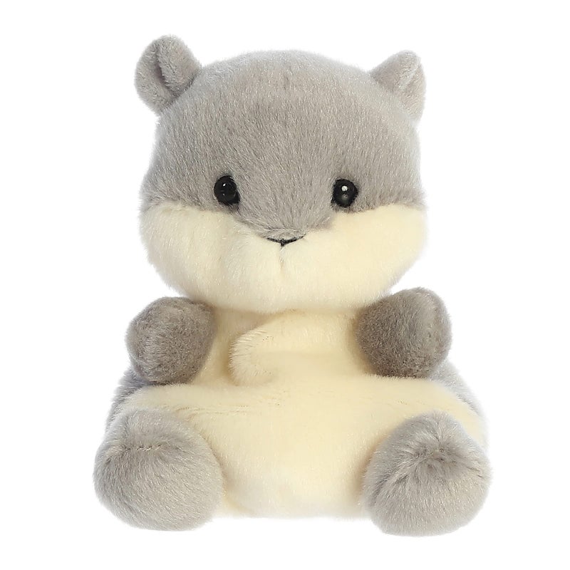 AuroraÂ® Adorable Palm Palsâ„¢ Gus Grey Squirrelâ„¢ Stuffed Animal - Fun Collectible Plush for Kids and Adult Collectors - Perfect for Decorating Rooms and Birthday Gifts - Gray 6 Inches - Image 1