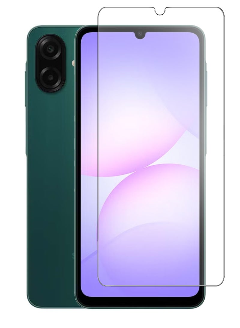 Samsung Galaxy A07 Screen Protector | Tempered Glass Compatible With Samsung Galaxy A07 | Tempered Glass Screen Protector - Delicate Touch , Higher Transparency , Easy to Install ,Anti-scratch and Bubble-free Screen Protector - Black - Image 1