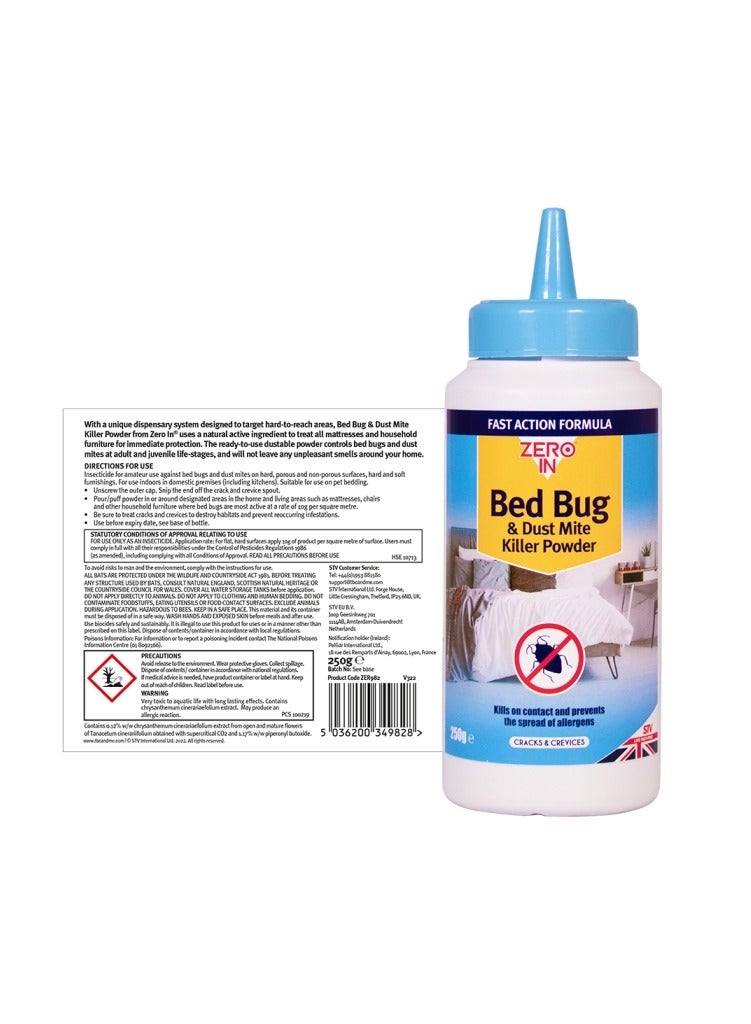 STV Bed Bug & Dust Mite Killer Powder - 250g - Image 3