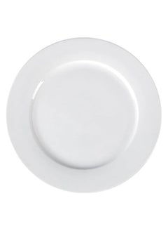 Generic Set Of 6 Premium Porcelain Dinner Plates Set Of 6 | Round Flat & Deep Serving Plates For Meat, Dessert, Salad Or Soup | Scratch Resistant Dishwasher Safe White 15.24 X 15.24 X 1.91 Cm  - Image 2