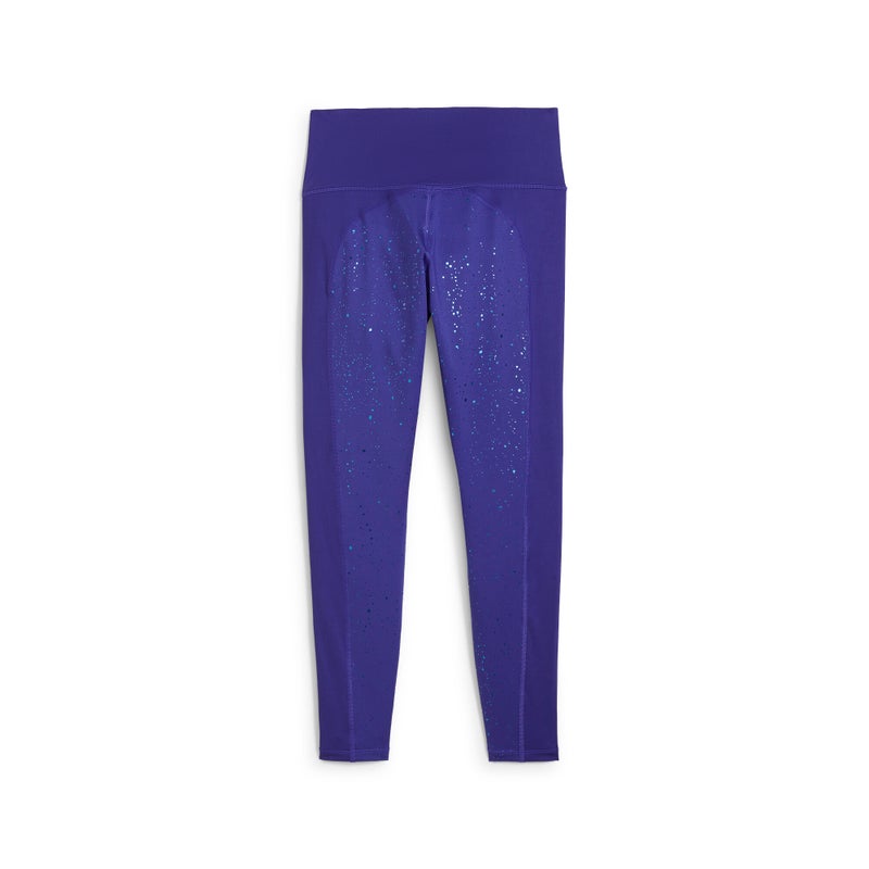 PUMA INTERGALACTIC Womens Blue High-Waist 7/8 Tights - Image 4