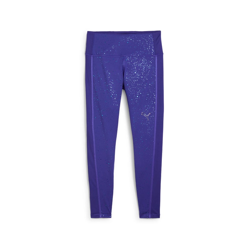 PUMA INTERGALACTIC Womens Blue High-Waist 7/8 Tights - Image 3