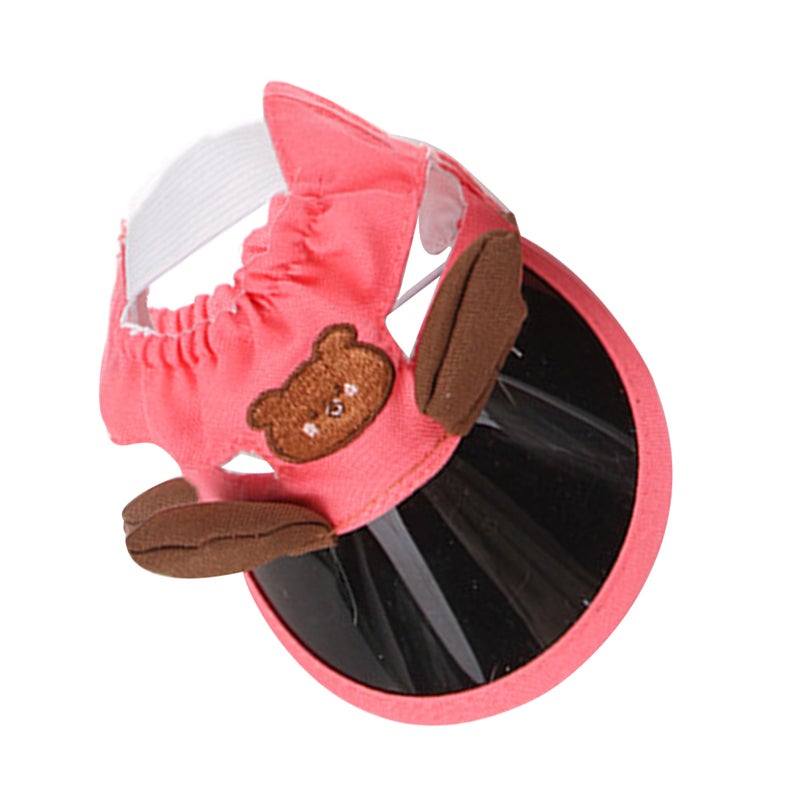 Sun Pet Hat For Cats And Small Dogs Adjustable Breathable For Outdoor Activities And Wear - Image 1
