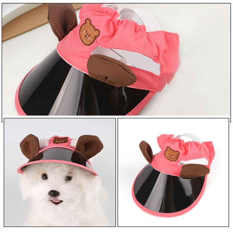 Sun Pet Hat For Cats And Small Dogs Adjustable Breathable For Outdoor Activities And Wear - Image 5