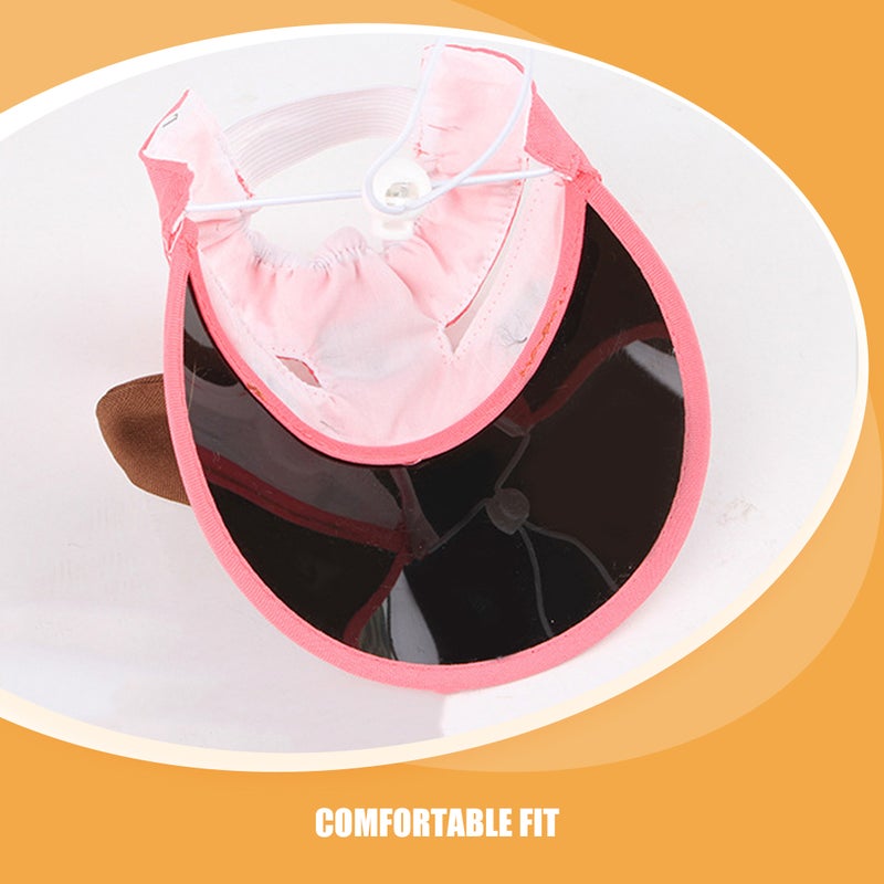 Sun Pet Hat For Cats And Small Dogs Adjustable Breathable For Outdoor Activities And Wear - Image 2
