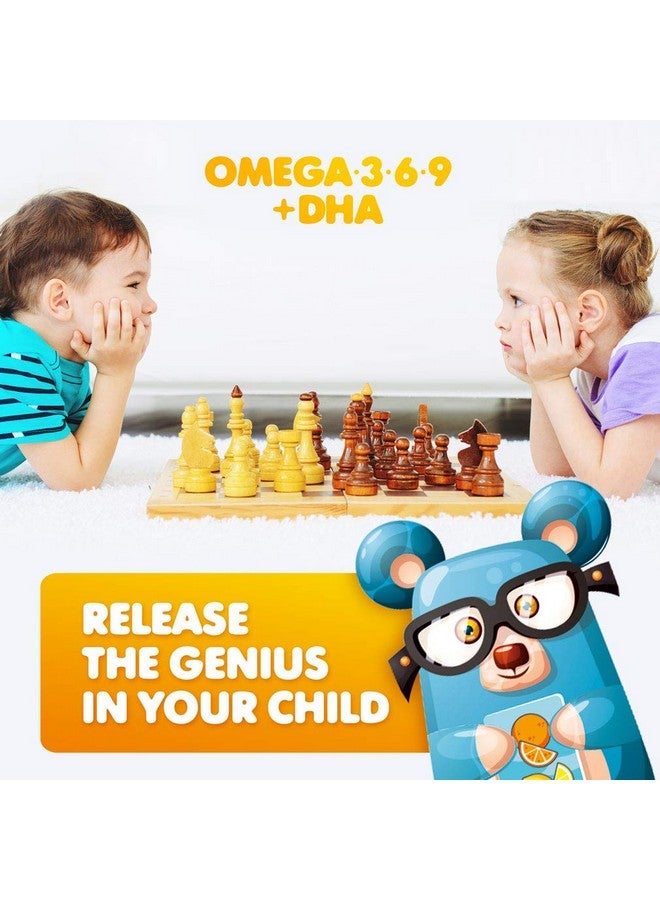 دكتور موريتز حلوى صمغية نباتية من دكتور موريتز تحتوي على أوميجا 3 للأطفال والصغار (90 قطعة)، حلوى صمغية للأطفال تحتوي على أوميجا 6 و9، حلوى صمغية للأطفال تحتوي على أوميجا 3 لصحة الدماغ والقلب، خالية من زيت السمك وخالية من الجلوتين - Image 3