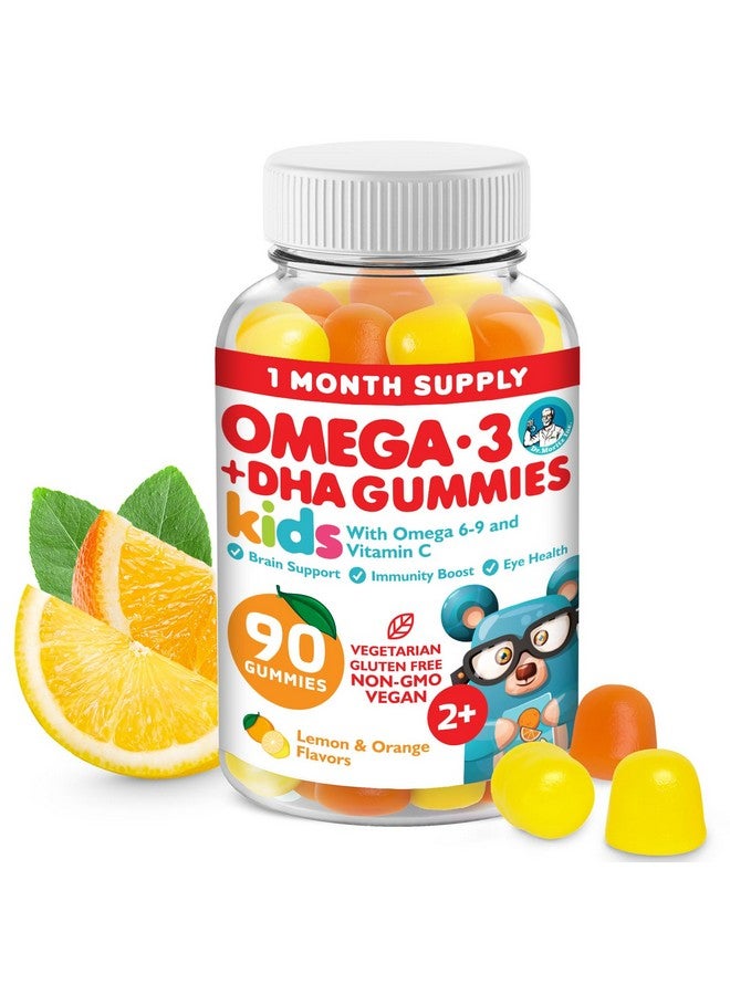 دكتور موريتز حلوى صمغية نباتية من دكتور موريتز تحتوي على أوميجا 3 للأطفال والصغار (90 قطعة)، حلوى صمغية للأطفال تحتوي على أوميجا 6 و9، حلوى صمغية للأطفال تحتوي على أوميجا 3 لصحة الدماغ والقلب، خالية من زيت السمك وخالية من الجلوتين - Image 1