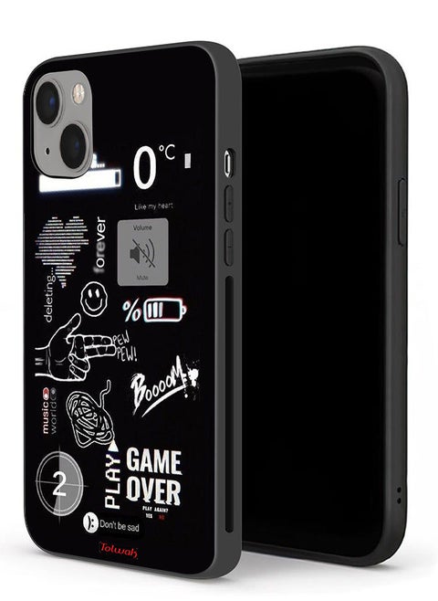 Apple iPhone 13 mini Protective Case Game Over Pew Pew