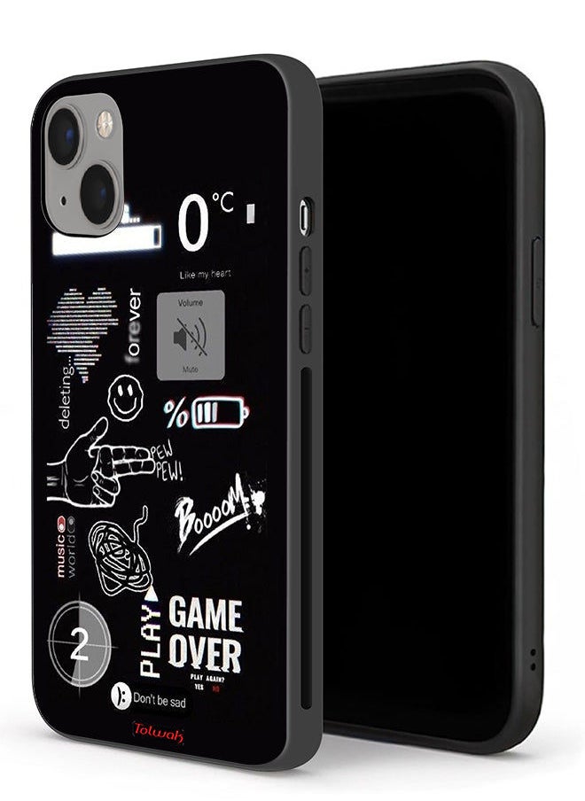 Tolwak Apple iPhone 13 mini Protective Case Game Over Pew Pew  - Image 1