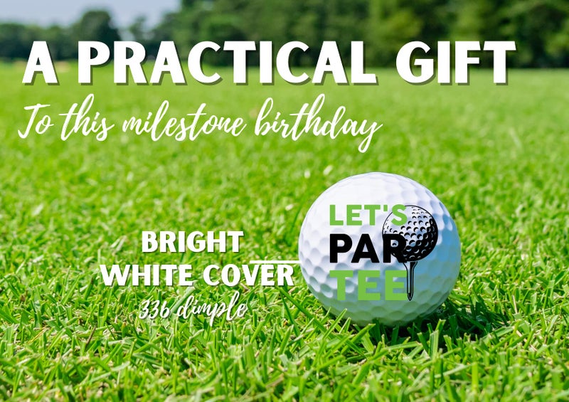 CybGene 40th Birthday Gifts Golf Balls for Men Golfer, Set of 3 for Golfing Lovers, Husband, Dad, Boss, Grandpa - White - Image 4