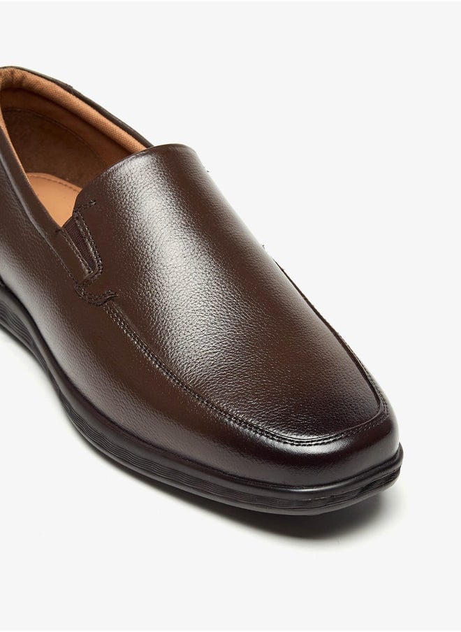 LBL by Shoexpress Men Solid Slip-On Loafers  - Image 5