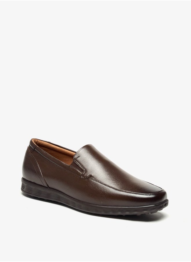 LBL by Shoexpress Men Solid Slip-On Loafers  - Image 2