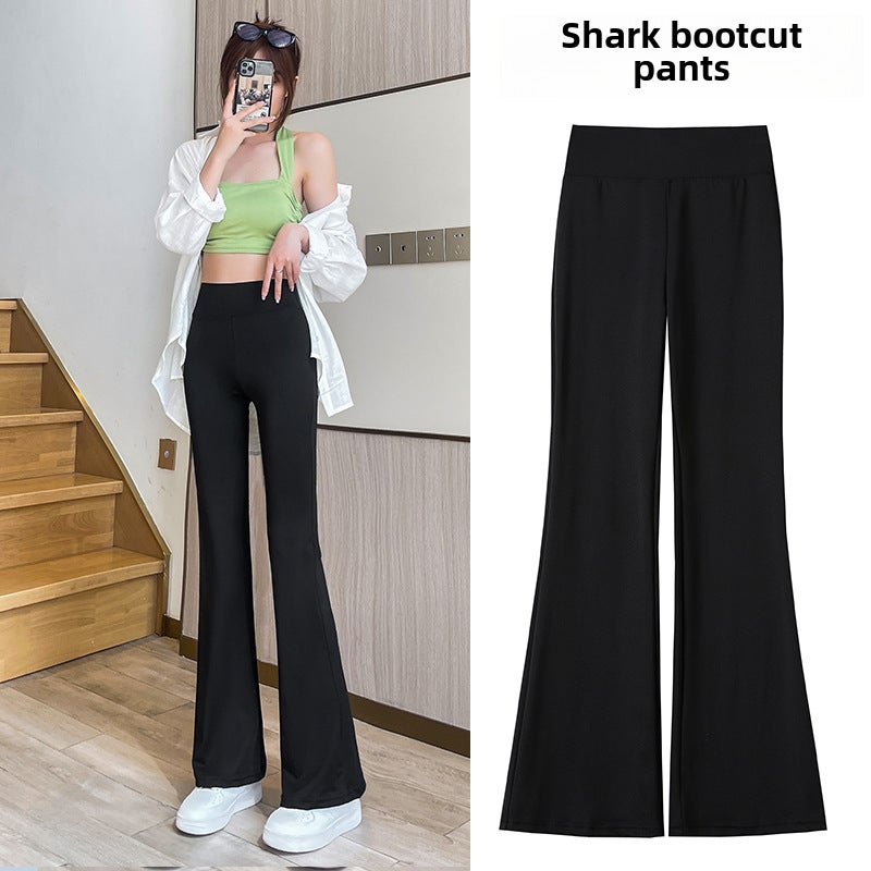 High Waist Flare Yoga Pants Slimming Casual Women Flared Pants  - Image 1