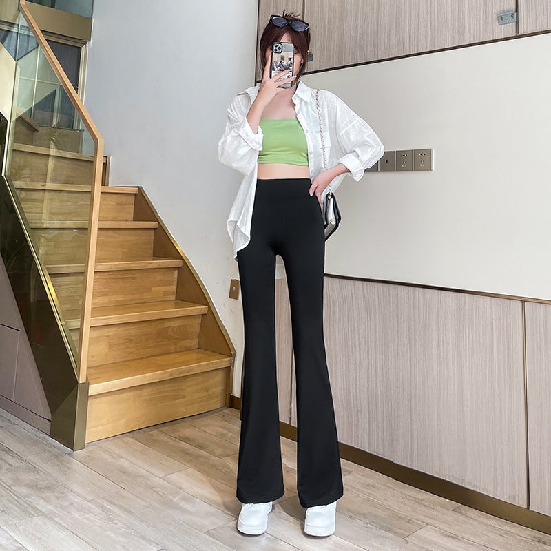 High Waist Flare Yoga Pants Slimming Casual Women Flared Pants  - Image 4