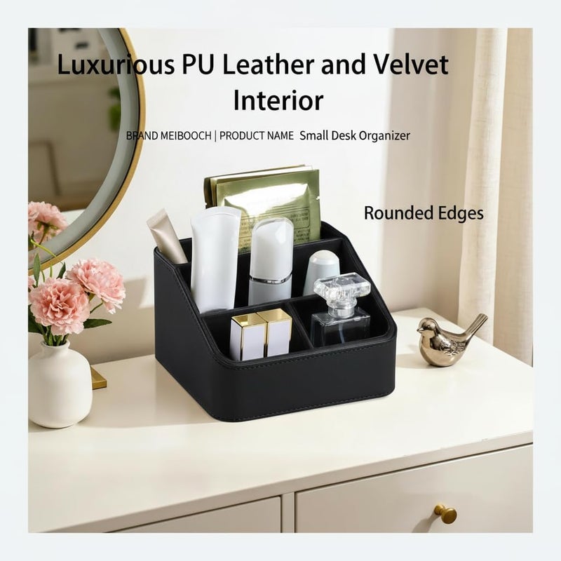 KASTWAVE PU Leather with 4 Compartments - Multifunctional Storage for Home or ( ) - Image 2