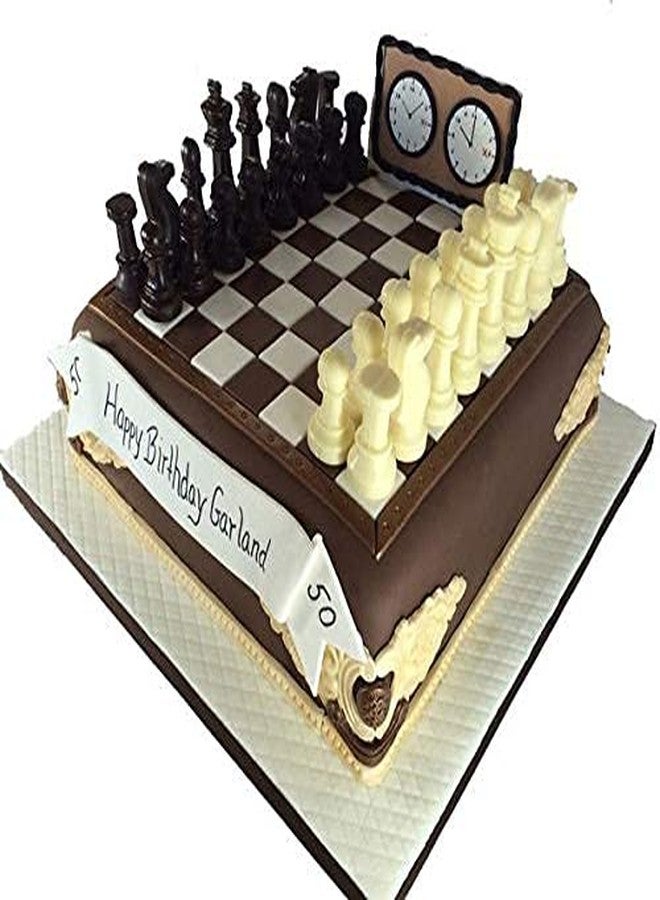 Baking Set Silicone Chocolate Chess Shaped Mould - 16 Cavity - Image 1