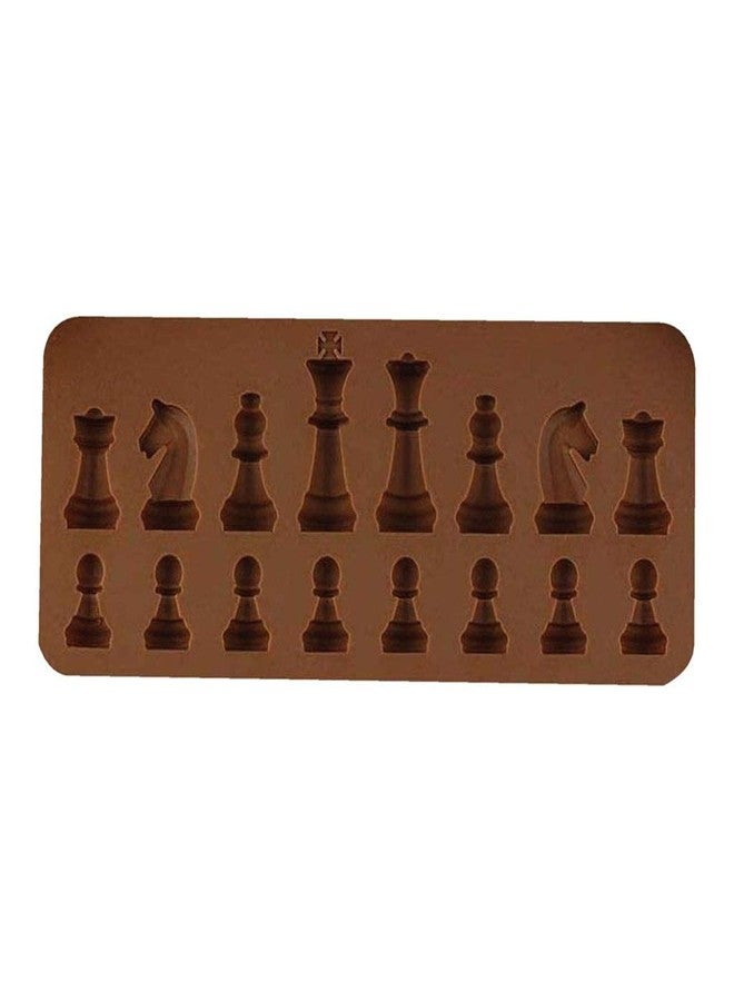 Baking Set Silicone Chocolate Chess Shaped Mould - 16 Cavity - Image 2