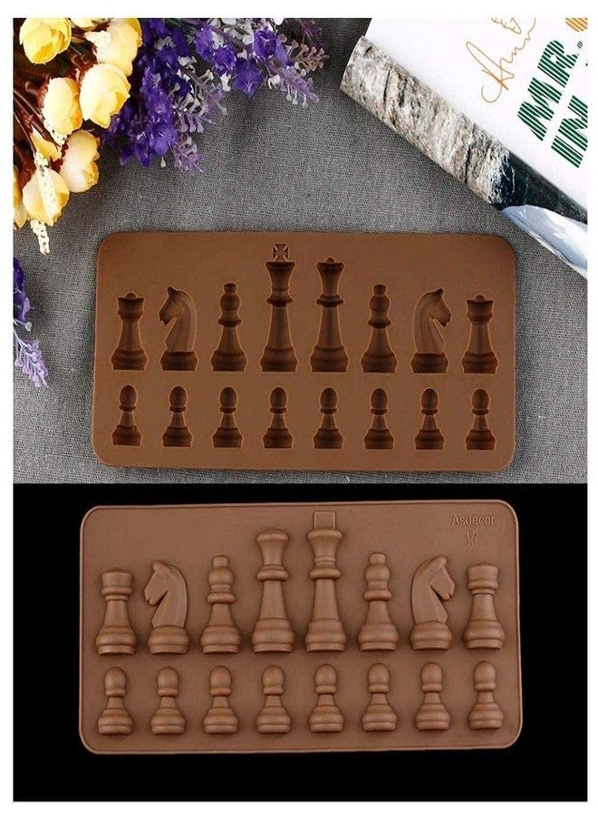 Baking Set Silicone Chocolate Chess Shaped Mould - 16 Cavity - Image 4