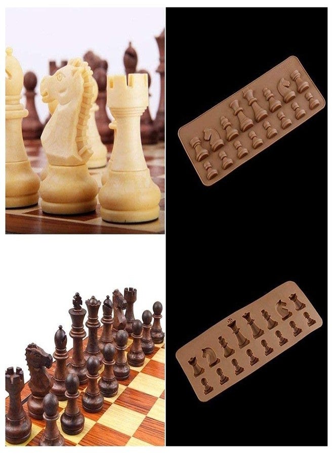 Baking Set Silicone Chocolate Chess Shaped Mould - 16 Cavity - Image 5