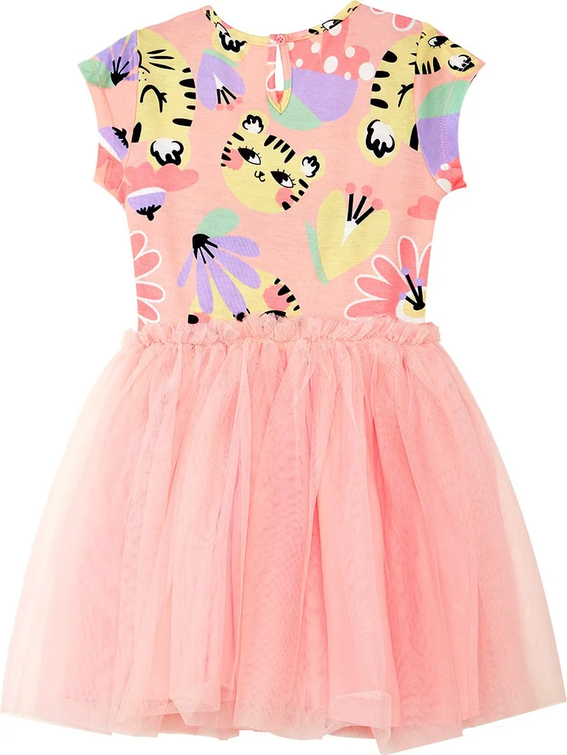 Denokids Peach Tutu Dress