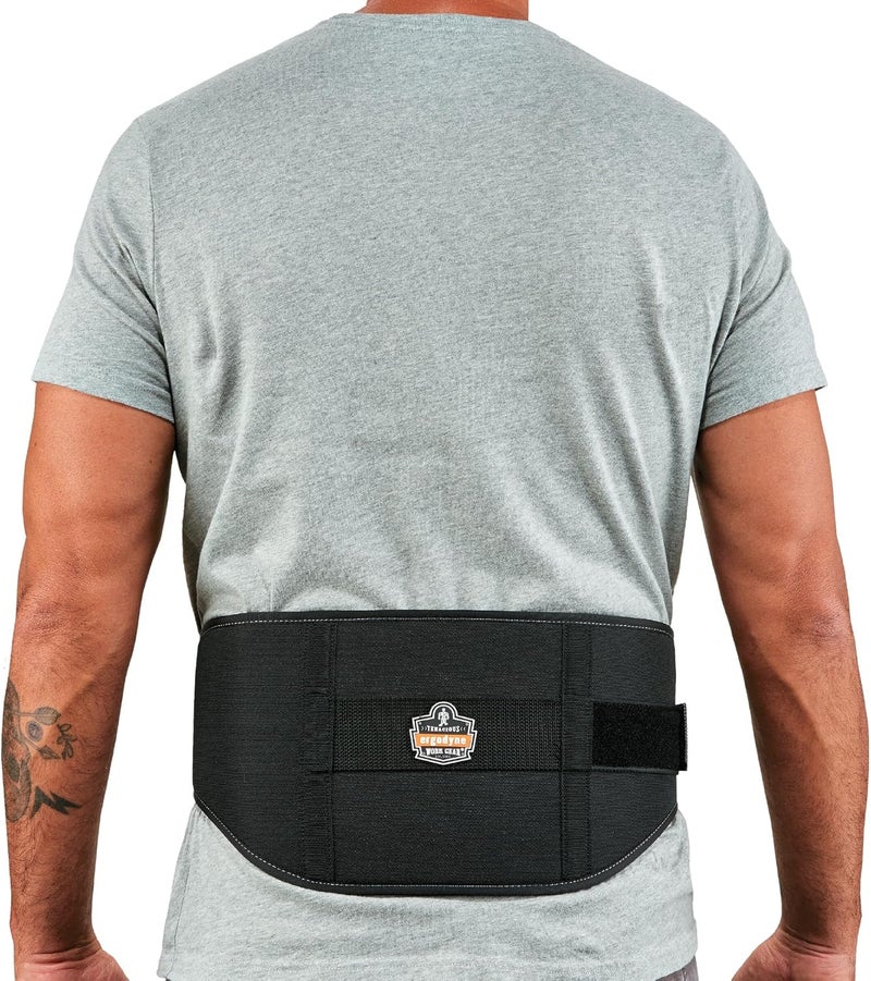 Ergodyne ProFlex 1500 Weight Lifters Style Back Support Belt Large Black - Image 1