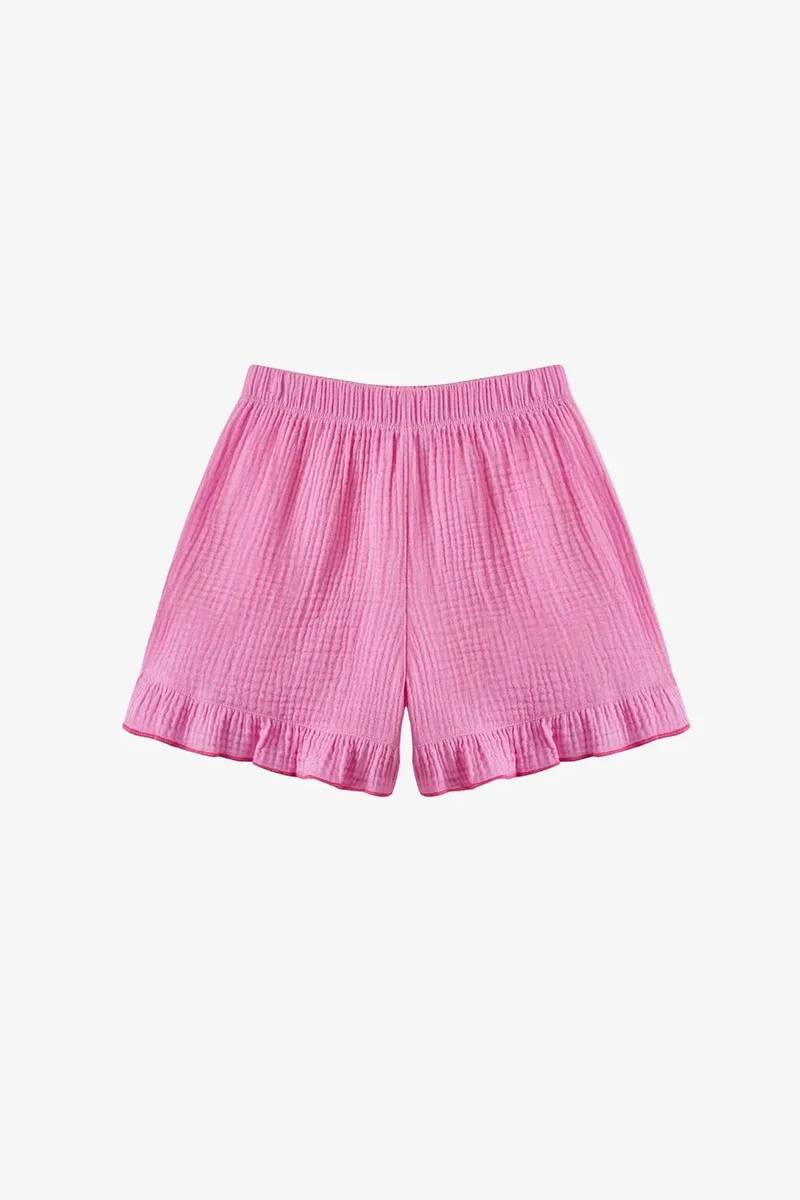 Penti Bright Pink PENTI Pinky Ruffled Bikini Set  | Best Price UAE