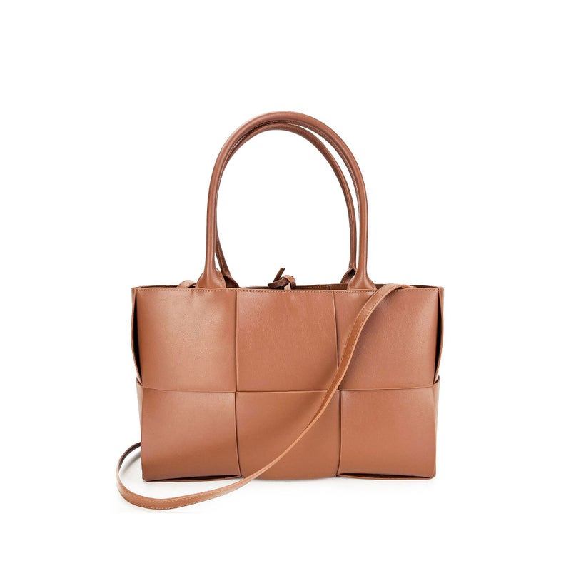 Large Capacity Woven Handbag Women'S High Texture Shoulder Underarm Bag Fashionable Commuter Tote Bag - Image 5
