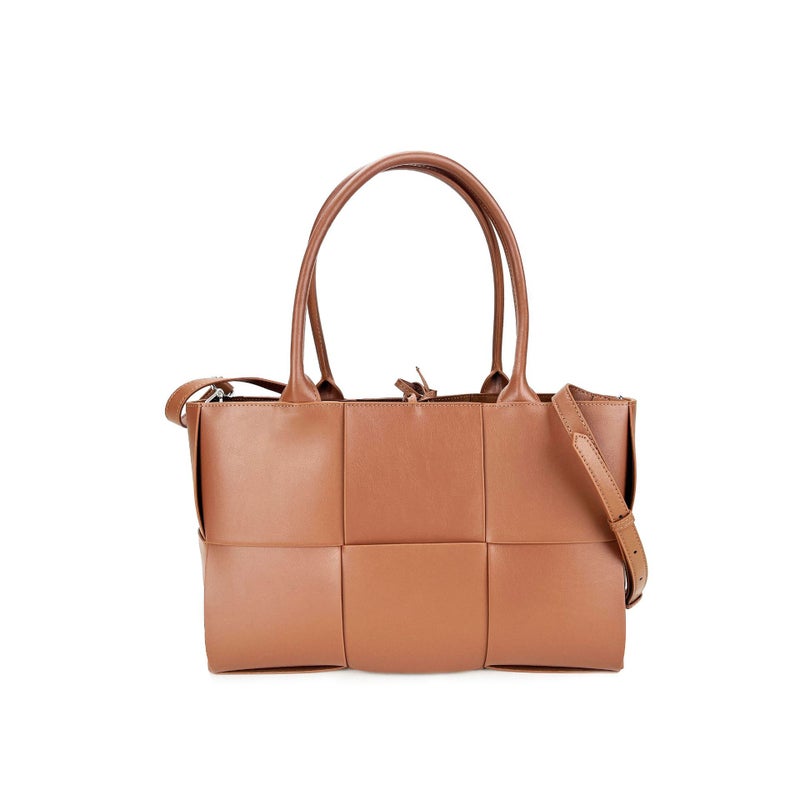 Large Capacity Woven Handbag Women'S High Texture Shoulder Underarm Bag Fashionable Commuter Tote Bag - Image 3