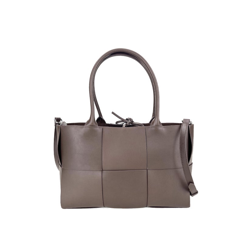 Large Capacity Woven Handbag Women'S High Texture Shoulder Underarm Bag Fashionable Commuter Tote Bag - Image 1