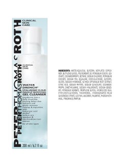 PETER THOMAS ROTH Peter Thomas Roth | Water Drench Hyaluronic Cloud Makeup Removing Gel Cleanser | Hydrating Facial Cleanser with Hyaluronic Acid Removes Makeup  - Image 2