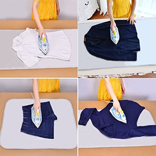 TINTON LIFE Foldable Ironing Mat Blanket Pad for Table Heat Resistant Double Sides(21.65" x 47.24") - Image 2